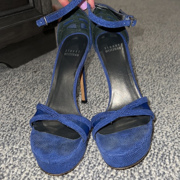 Stuart Weitzman platform sandal sz 6.5 - Picture 6 of 16